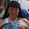 Native dancers celebrate Pueblo Independence Day at Jemez Historic Site.