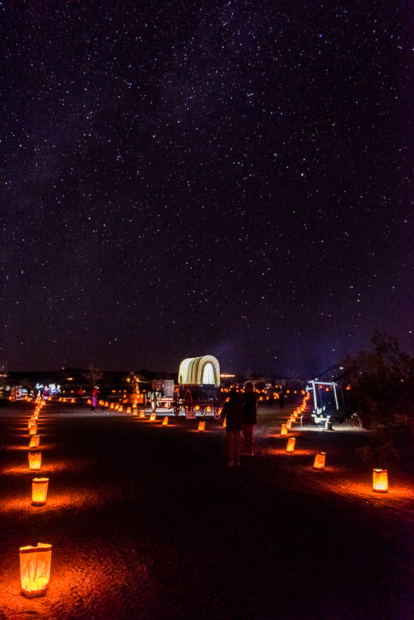 Las Noches de Las Luminarias at Fort Selden in 2019. Photo by Stan Ford.