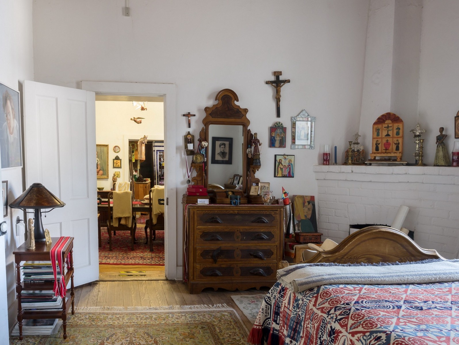 A small bedroom of the Taylor-Mesilla Historic Property. Photo by Tom Conelly.