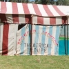 Spencer & Jackson Theatrical Troupe tent, over filling for a show.